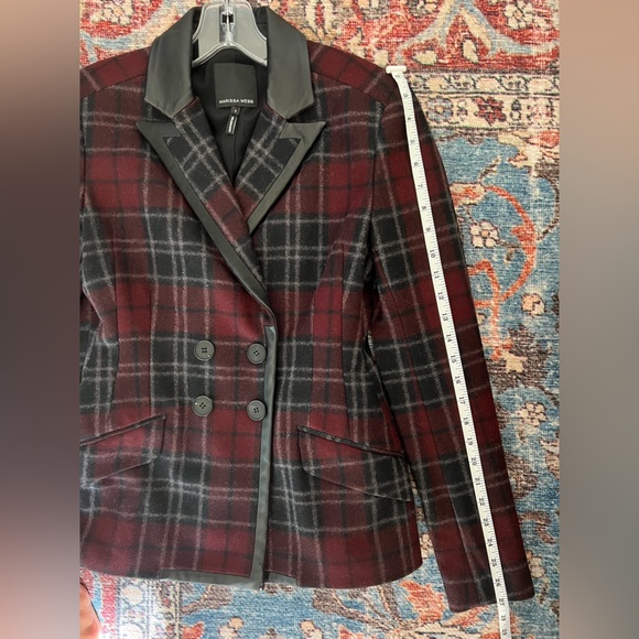 Marissa Webb Plaid Blazer - Picture 9 of 13